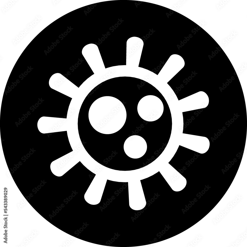 Coronavirus circle icon Coronavirus circle icon