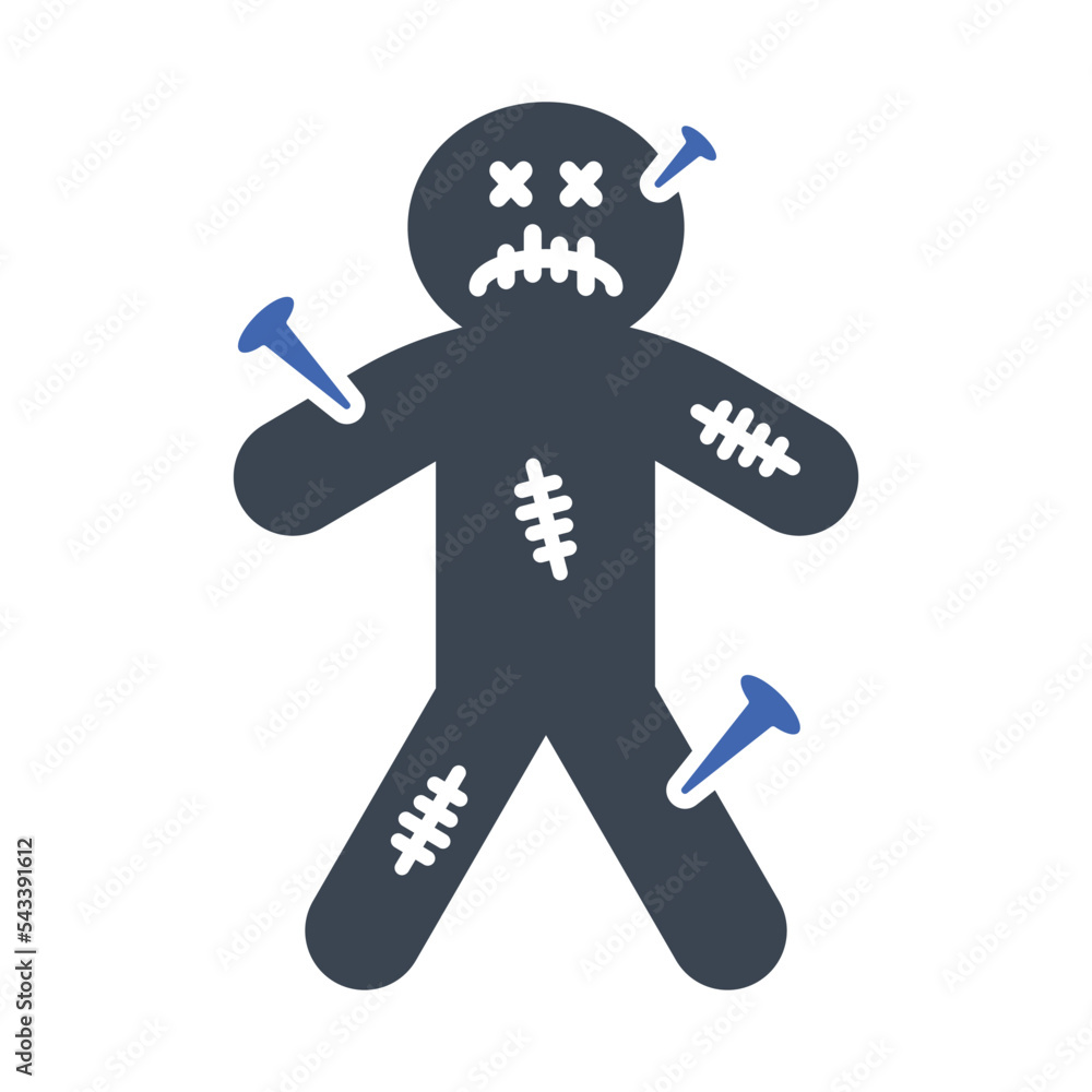 Voodoo doll icon Voodoo doll icon