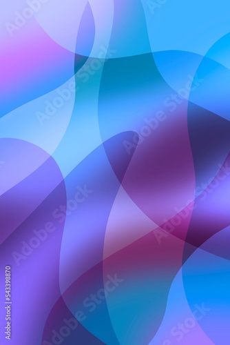 Multicolor abstract shapes, colorful illustration, overlapping, flowing 3-D hues of color for backgrounds, invitations, covers, banners and more.