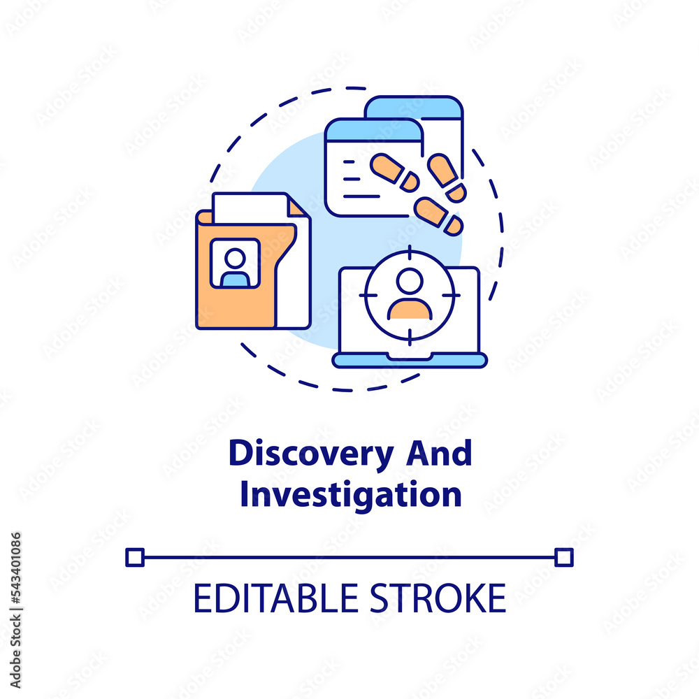 Phases of social engineering attacks onboarding mobile app screen. Walkthrough 4 steps editable graphic instructions with linear concepts. UI, UX, GUI template. Myriad Pro-Bold, Regular fonts used
