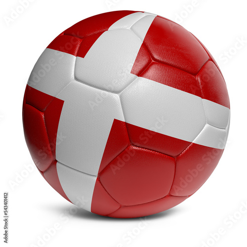 isolated soccer-football ball with nation flag design decoration
