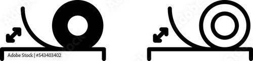 Adhesion Icon , Vector illustration