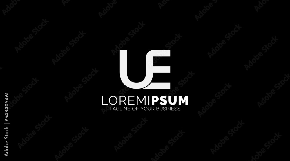 Modern UE Letter Logo design Icon symbol Vector Template Modern UE Letter Logo design Icon symbol Vector Template