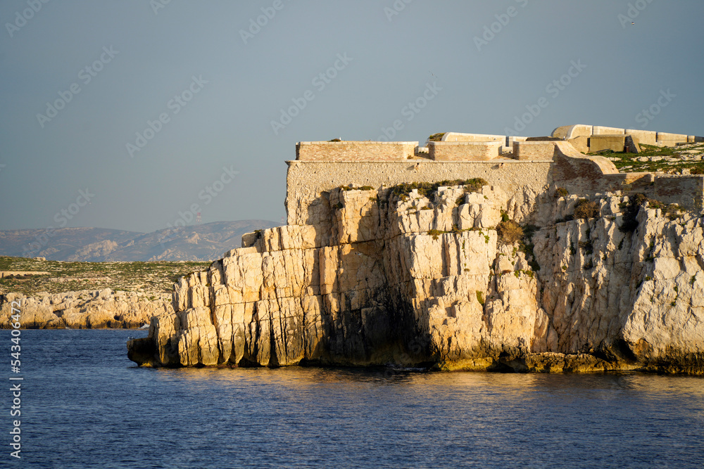 Détail du Château d'If à Marseille