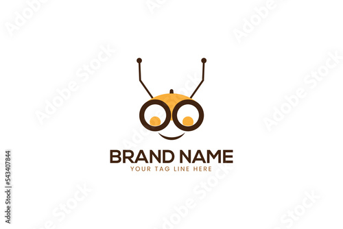 Bee - food & restaurant minimal logo template