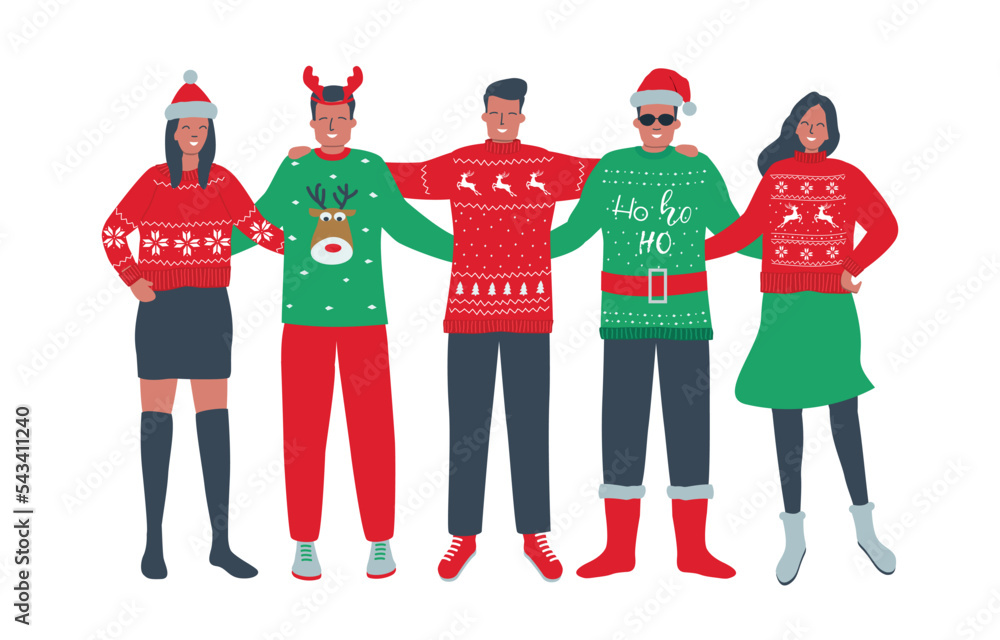 Best friend ugly cheap christmas sweaters