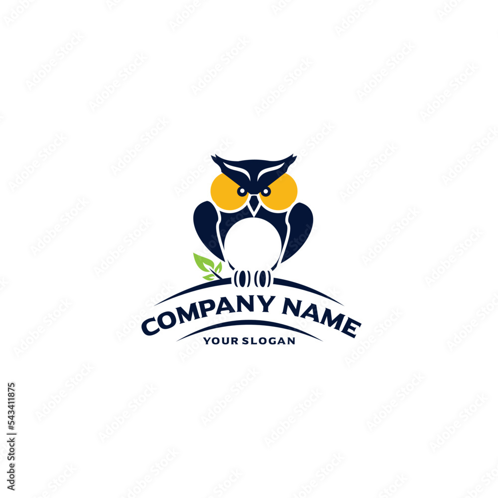 Owl logo design Owl logo design