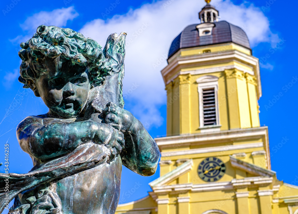 Obraz premium old town of Neuburg an der Donau