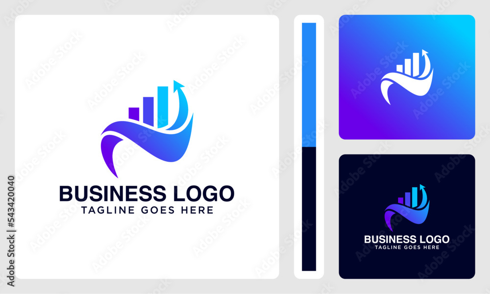 Fototapeta premium initial logo N business diagram template