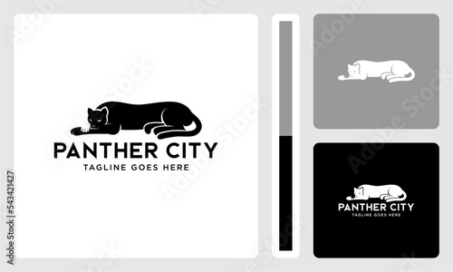 sleeping panther tiger logo