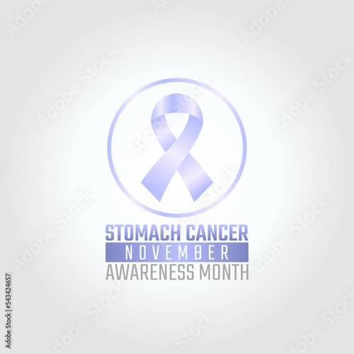 vector graphic of stomach cancer awareness month good for stomach cancer awareness month celebration. flat design. flyer design.flat illustration.