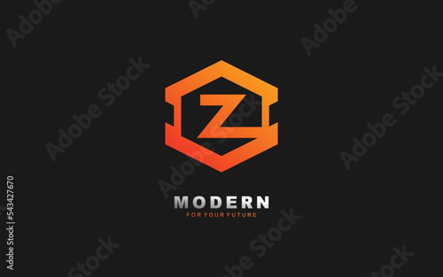 Z letter logo abstract for identity company. Alphabet template vector illustration for your brand.