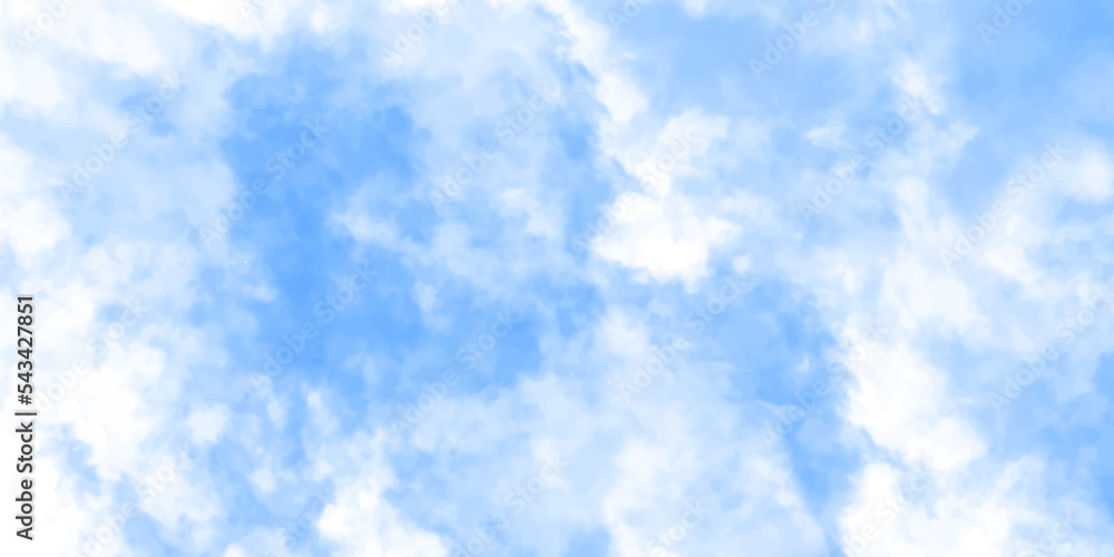 Blue sky with white clouds background. Romantic sky. Abstract nature background of romantic summer blue sky with fluffy clouds. Beautiful puffy clouds in bright blue sky in day sunlight.>< Blue sky with white clouds background. Romantic sky. Abstract nature background of romantic summer blue sky with fluffy clouds. Beautiful puffy clouds in bright blue sky in day sunlight.><