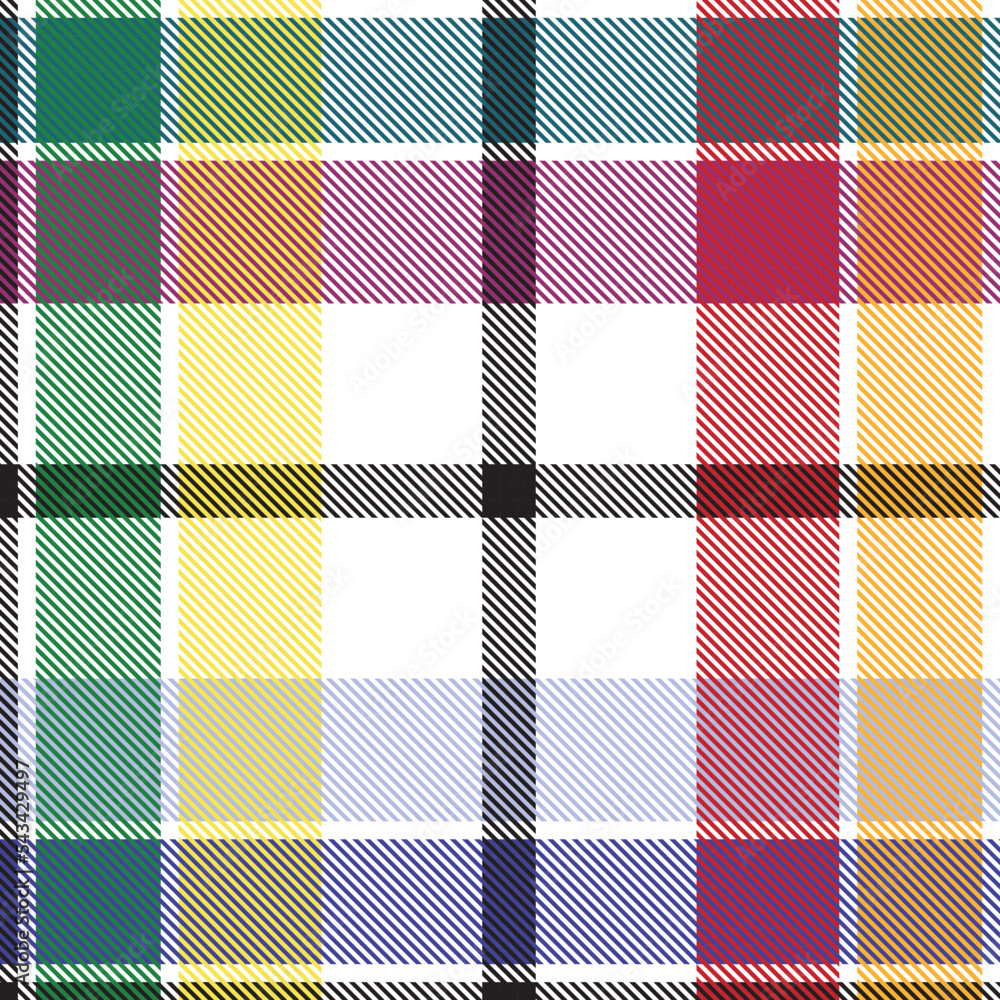 Rainbow Plaid Tartan Checkered Seamless Pattern Rainbow Plaid Tartan Checkered Seamless Pattern