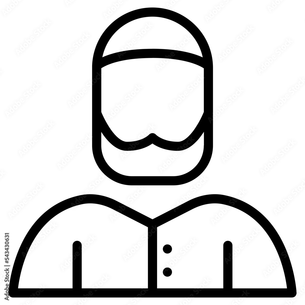 arabic man icon