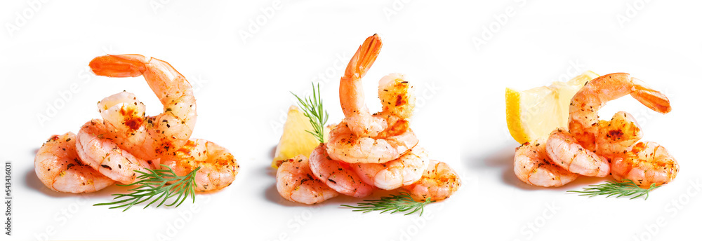 Grilled or roasted shrimps Grilled or roasted shrimps