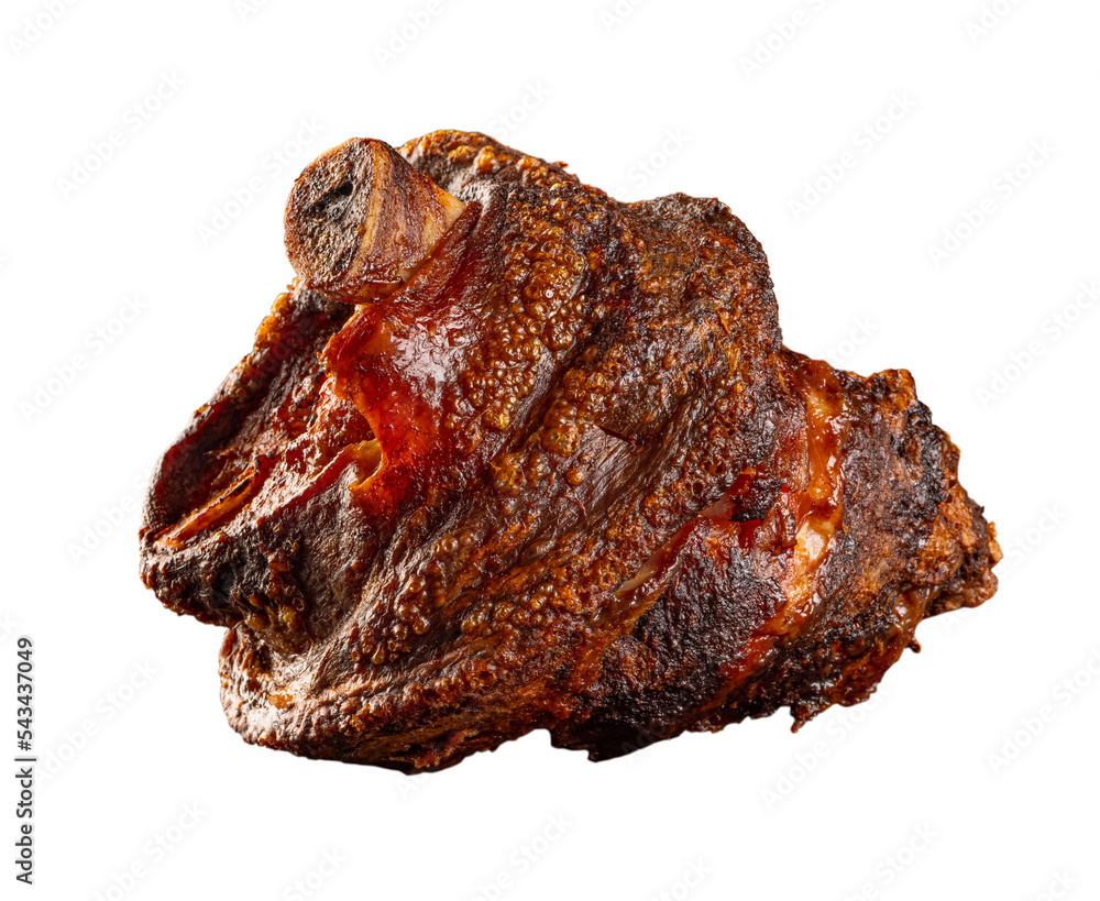 Photography Crispy roasted pork knuckle