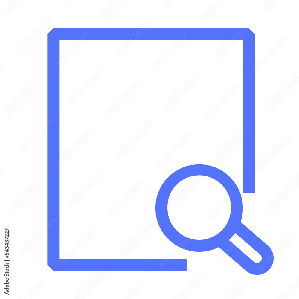 Basic Element File Interface Paper Search User Outline Icon Basic Element File Interface Paper Search User Outline Icon