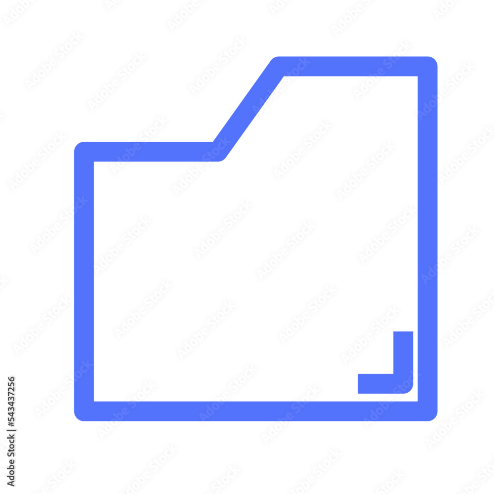 Basic Element Folder Interface User Outline Icon Basic Element Folder Interface User Outline Icon