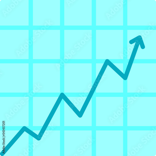 Increasing Stocks Graphic Icon