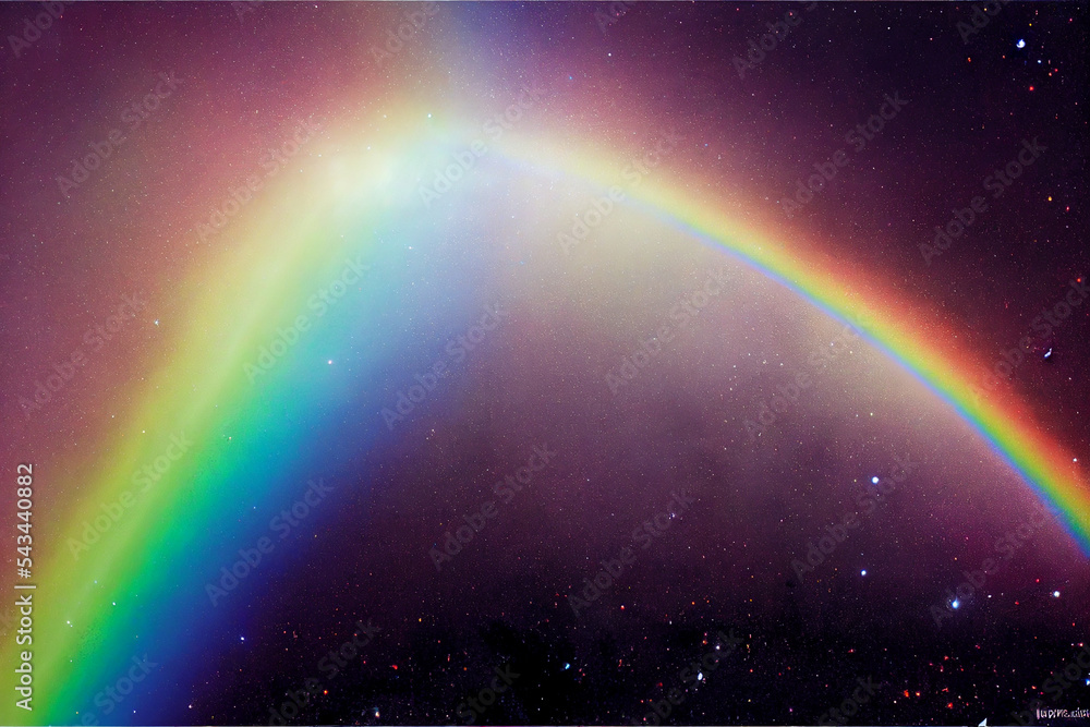 Rainbow Bridge in space Rainbow Bridge in space