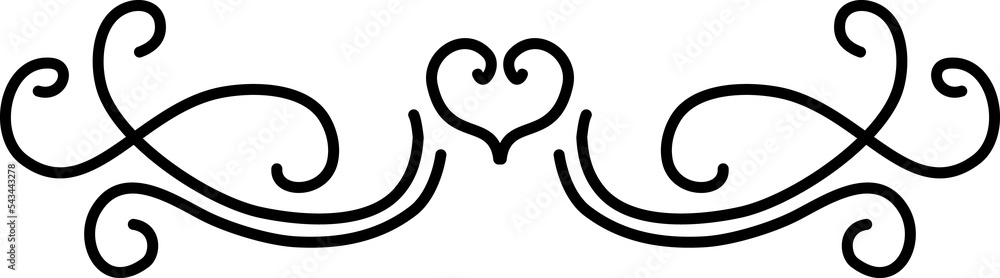 Line border. Hand drawn. Design for elements Line border. Hand drawn. Design for elements
