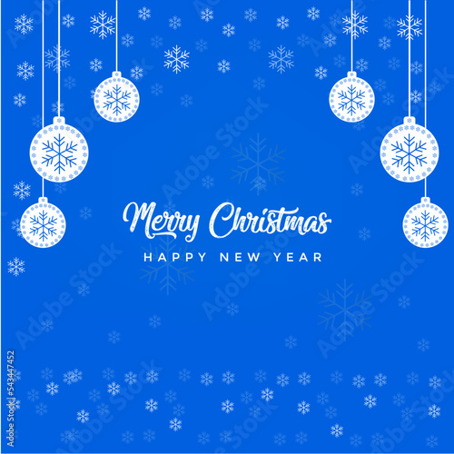 Merry Christmas Banner. Merry Christmas Social post design. Xmas post design. Happy New Year