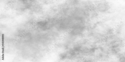Abstract white smoky watercolor background with stains, Old and grainy white or grey grunge texture, Abstract silver ink effect white paper texture, black and whiter background with puffy smoke.