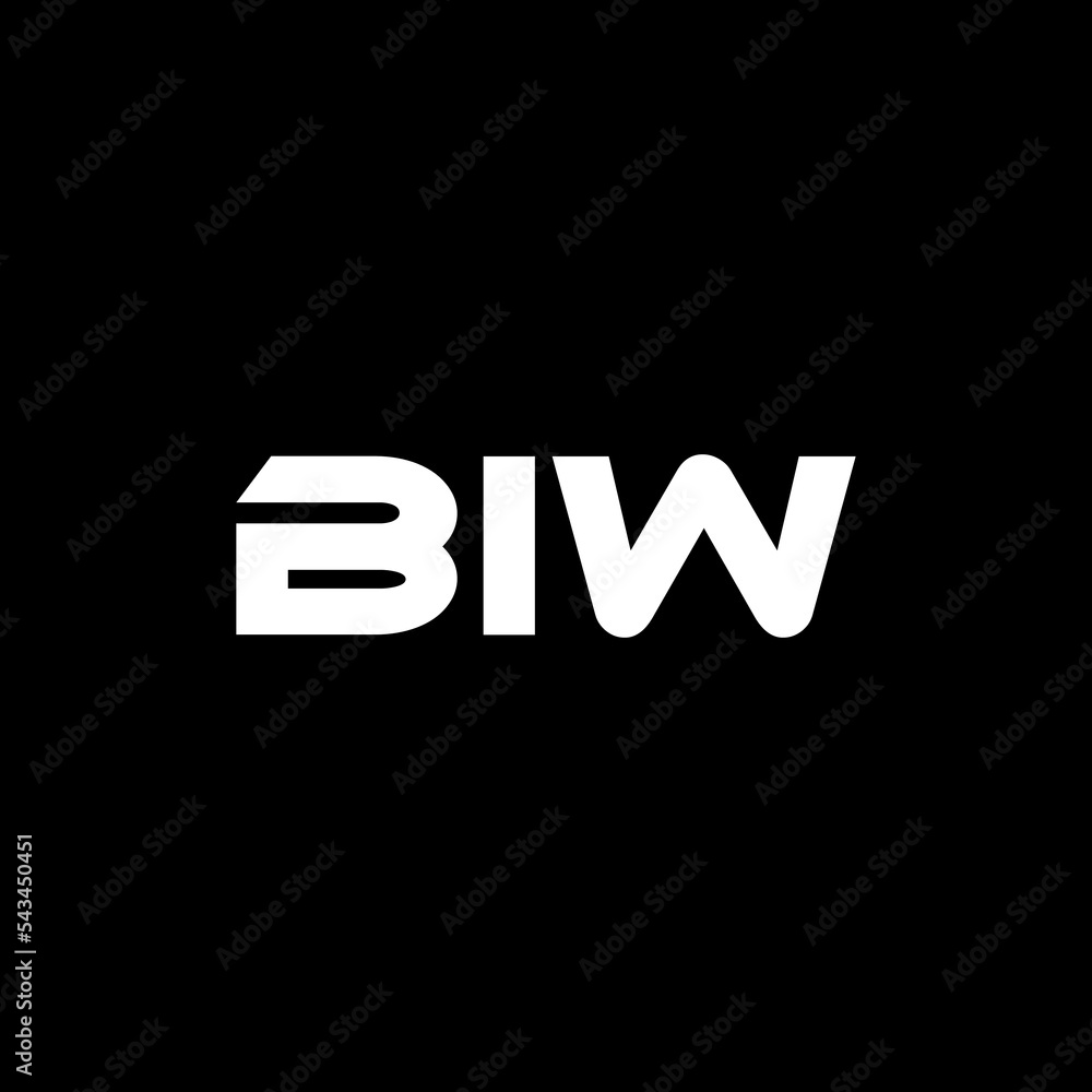 BIW letter logo design with black background in illustrator, vector logo modern alphabet font overlap style. calligraphy designs for logo, Poster, Invitation, etc. BIW letter logo design with black background in illustrator, vector logo modern alphabet font overlap style. calligraphy designs for logo, Poster, Invitation, etc.