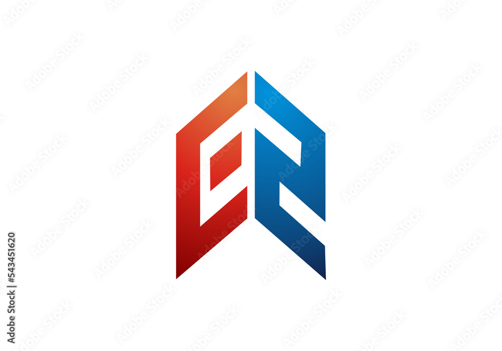 Fototapeta premium logo letter ES or SE vector initial company icon business logo vector background