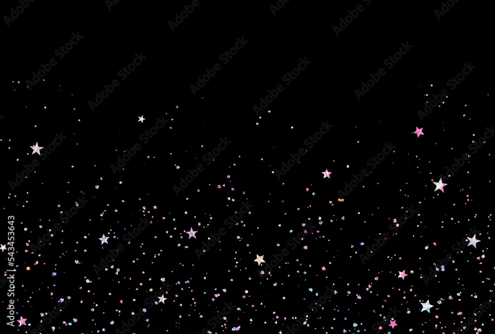背景素材_ラメグリッター_黒背景