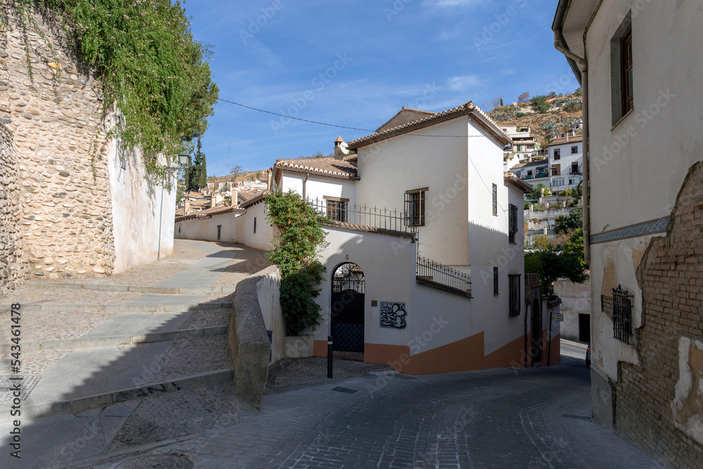 Narrow street in Granada