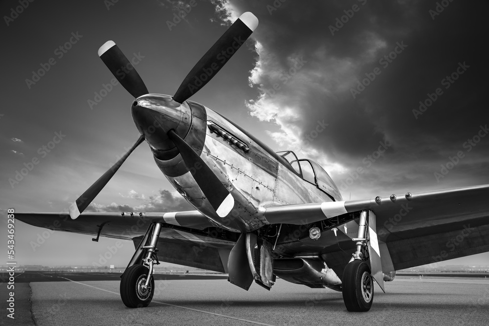 historical aircraft against a dramatic sky