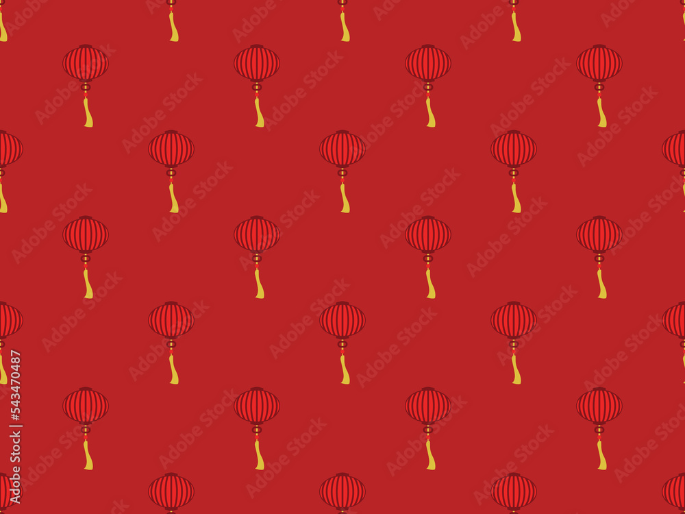 chinese new year traditional background zodiac japanese vector pattern seamless rich  red lunar cny