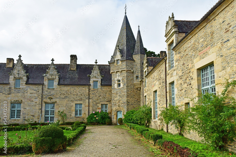 Rochefort en Terre; France - october 23 2022 : old village