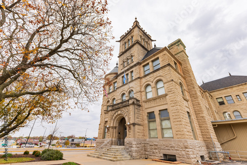 Overcast view of the Springfield Historic City Hall photo