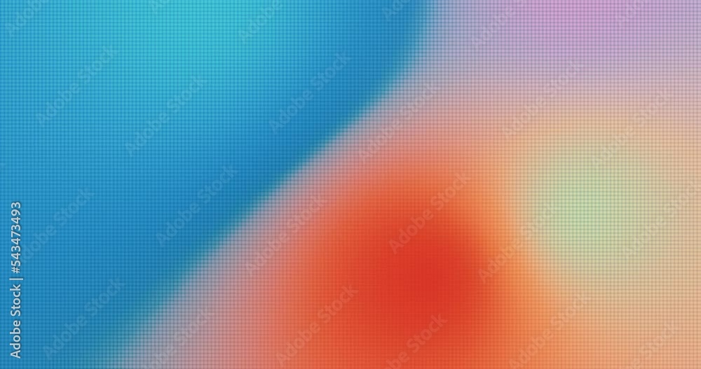 Gradient pixel background with CRT monitor effect. Colorful blurred gradient abstract moving background. Infrared background. 4K 4096x2160