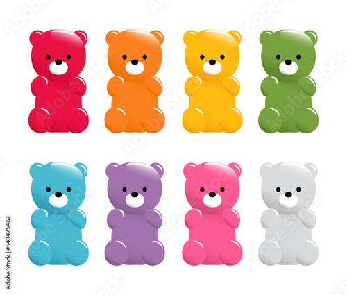 set of gummy bears
