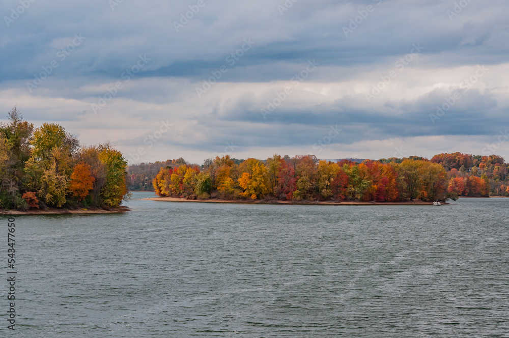 Lake Marburg Islands, Codorus State Park, PA USA, Hanover, Pennsylvania Lake Marburg Islands, Codorus State Park, PA USA, Hanover, Pennsylvania