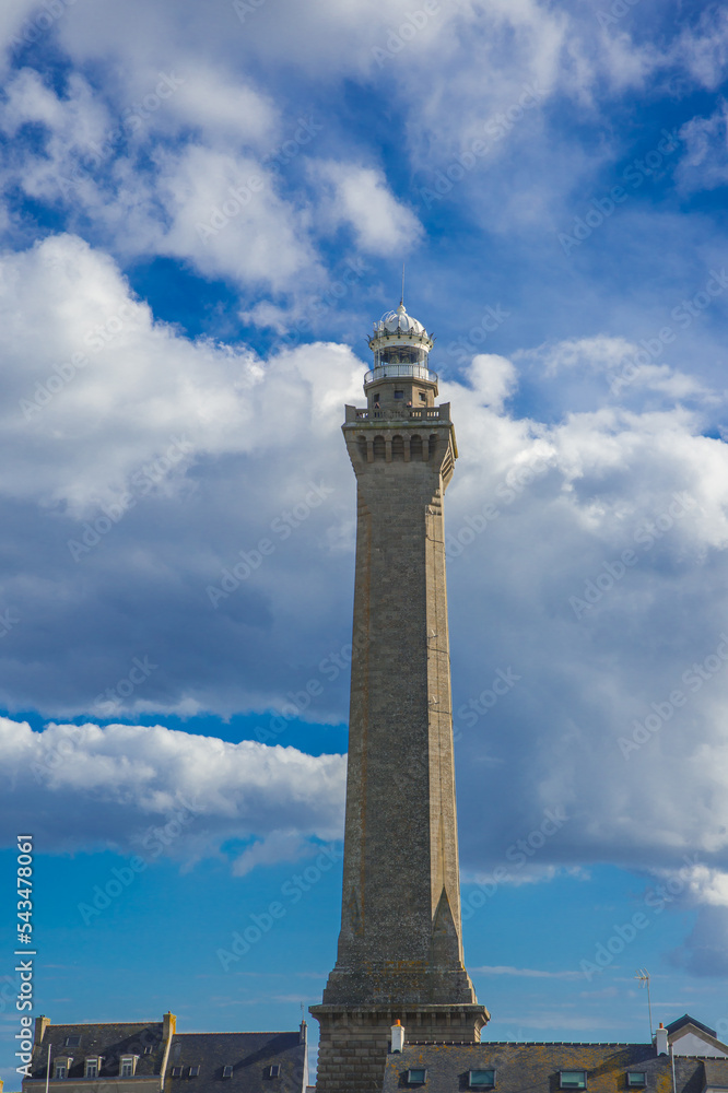a lighthouse at the coast of france