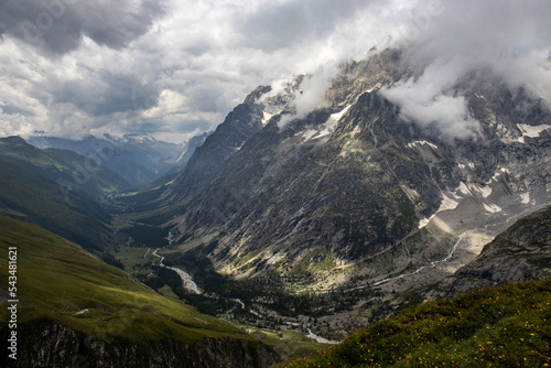 landscape with clouds