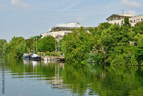 Rueil Malmaison; France - july 26 2022 : picturesque city photo