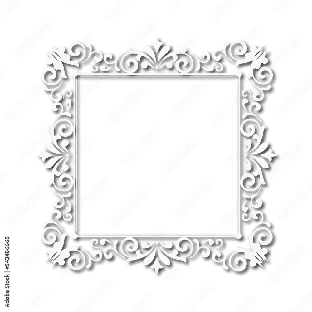 Frame, in the style of an ornament, Vector illustration eps 10, Art. Frame, in the style of an ornament, Vector illustration eps 10, Art.