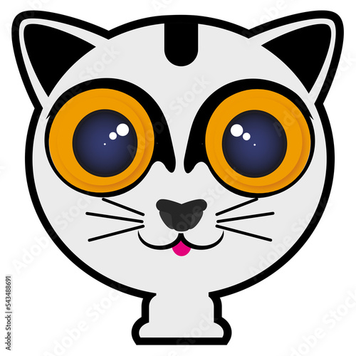 cute kitten cartoon 