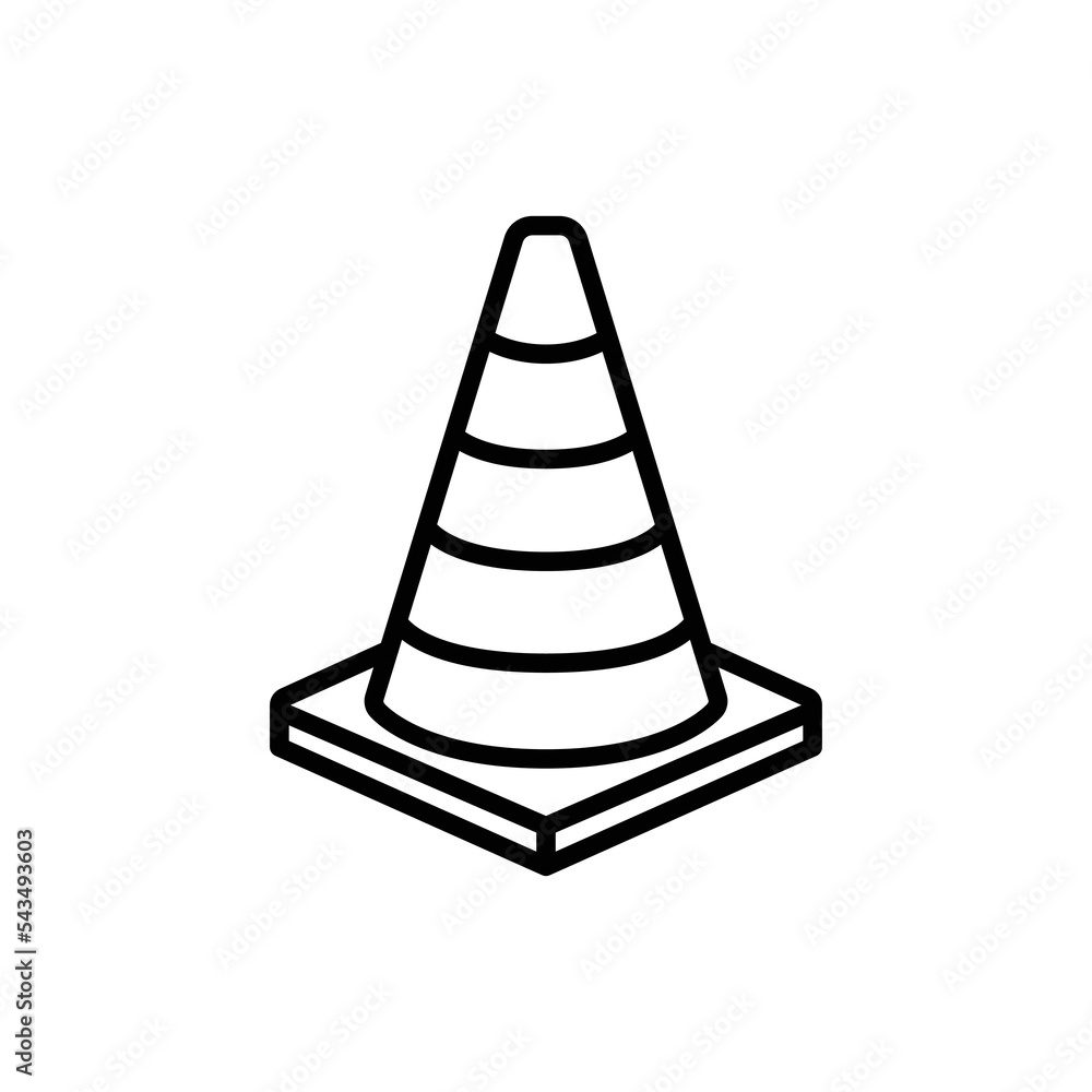 safety cone icon design vector template safety cone icon design vector template
