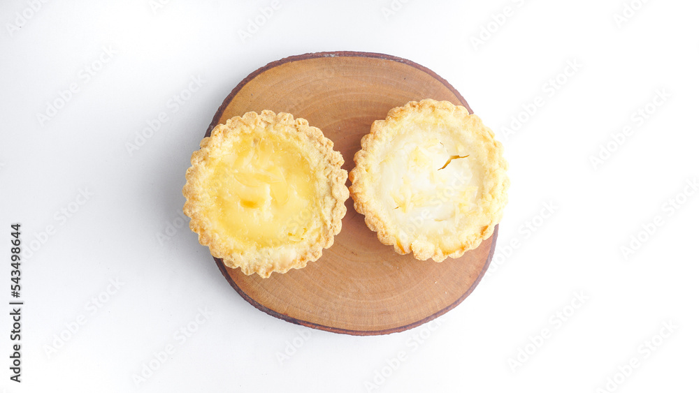 Delicious homemade pie susu or milk pie. Indonesian popular snack Delicious homemade pie susu or milk pie. Indonesian popular snack