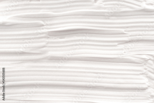 Fototapeta Naklejka Na Ścianę i Meble -  Texture of white cosmetic cream. Moisturizing cream background for dry skin care