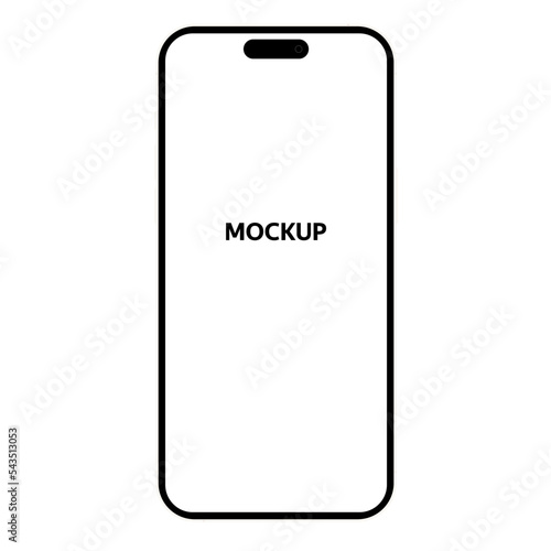 Wallpaper Mural New Phone. Starlight Color. Screen Mockup. Stock Vector Torontodigital.ca