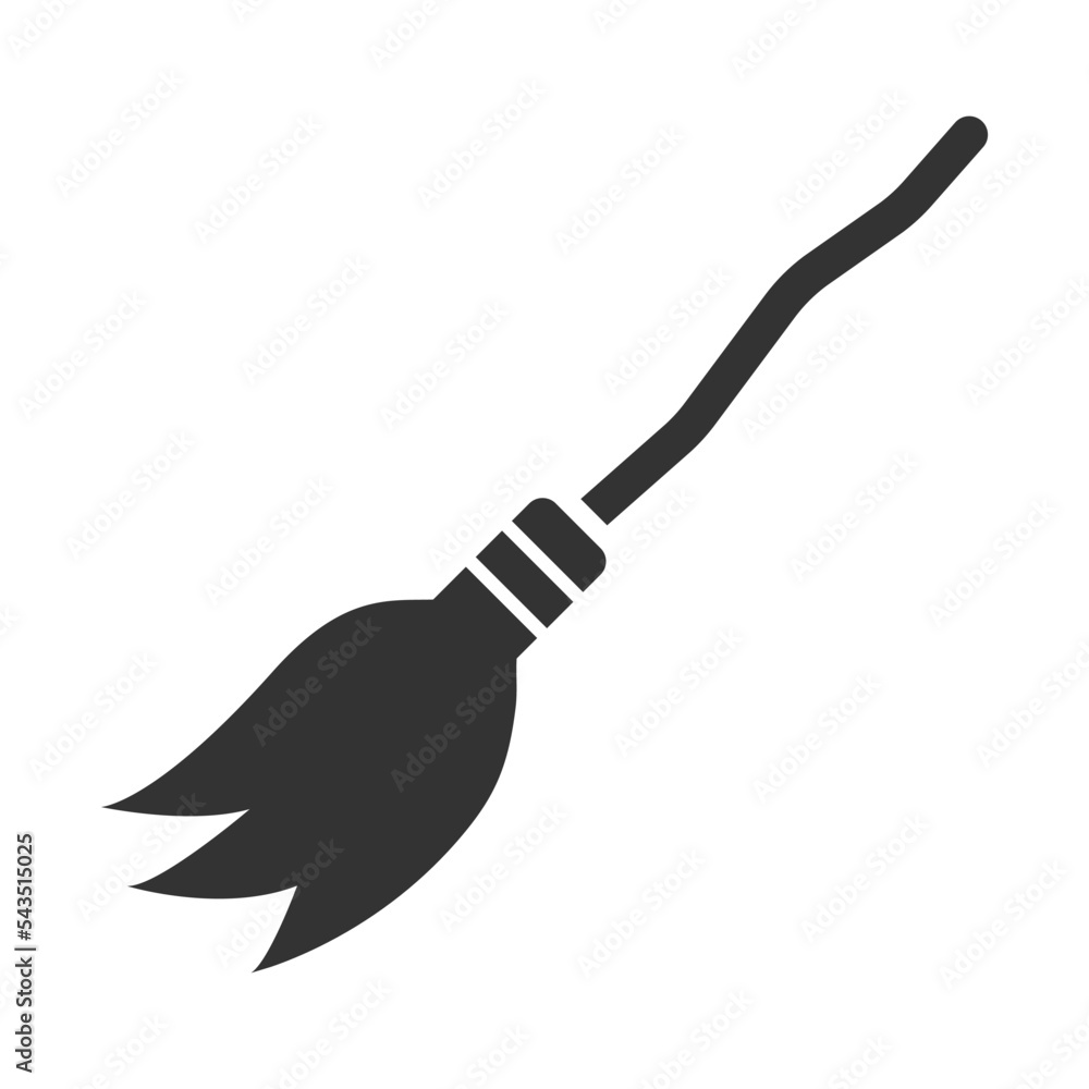 Vetor de Broom icon do Stock Adobe Stock