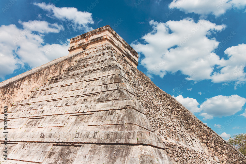 Pyramid and city in ruins in Tulum Mexico. Pyramid and city in ruins in Tulum Mexico.